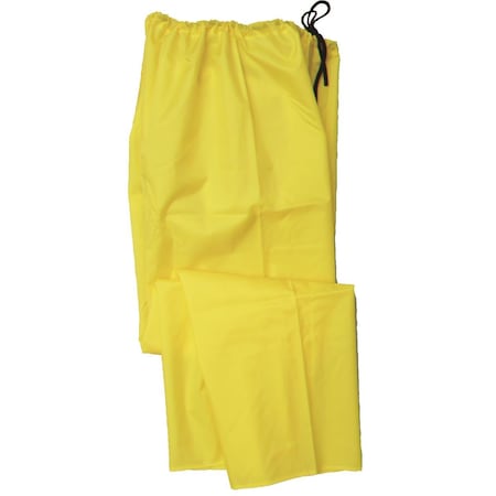 Guardian Rain Pants, Nylon, Yellow, Size S 967 Y SM REG
